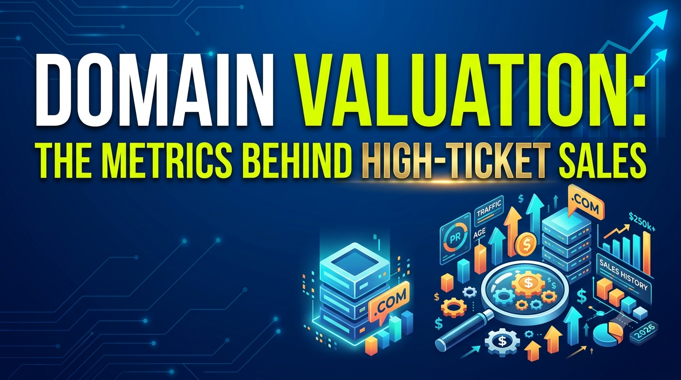 Deconstructing Domain Valuation: The Quantitative Metrics Behind High-Ticket Digital Asset Appraisals
