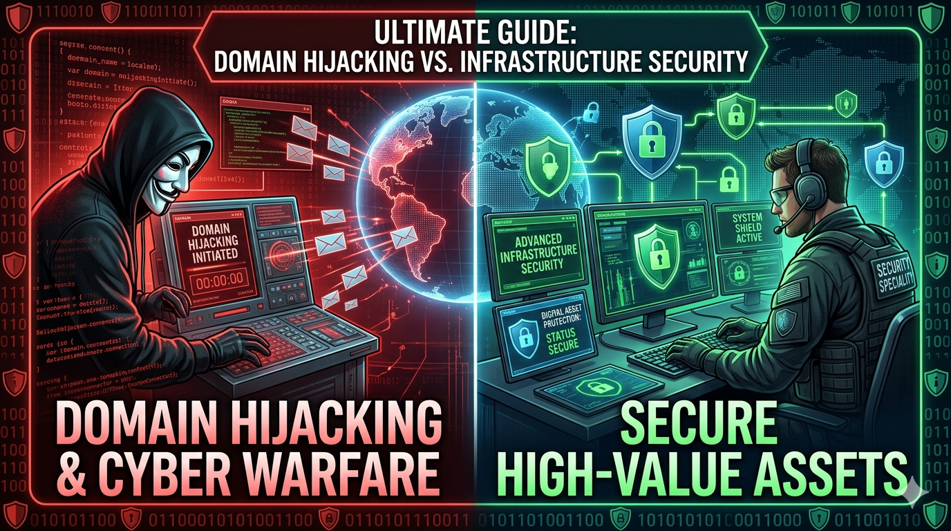 Domain Hijacking and Cyber Warfare: Advanced Infrastructure Security for High-Value Digital Assets