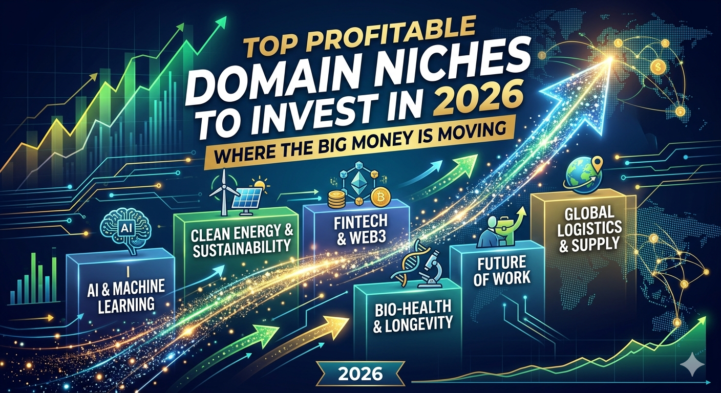 Top Profitable Domain Niches to Invest in 2026: Where the Big Money is Moving