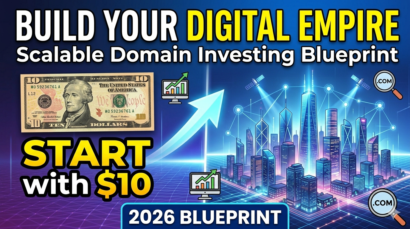From $10 to a Digital Empire: The 2026 Blueprint for Scalable Domain Investing