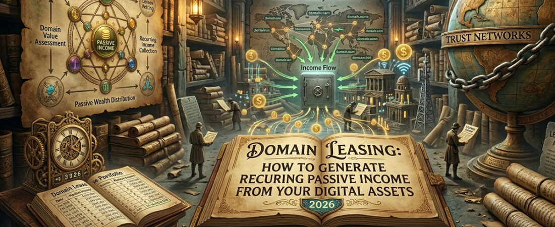 Domain Leasing: How to Generate Recurring Passive Income from Your Digital Assets in 2026