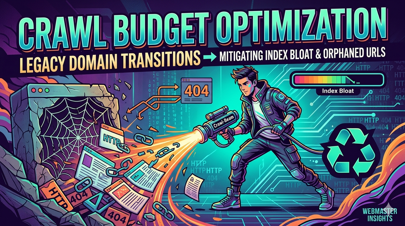 Crawl Budget Optimization: Mitigating Index Bloat and Orphaned URL Subsets in Legacy Domain Transitions
